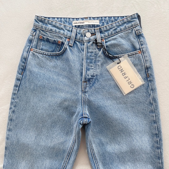 GRLFRND Karolina High Rise Straight Crop Jeans - Picture 6 of 10